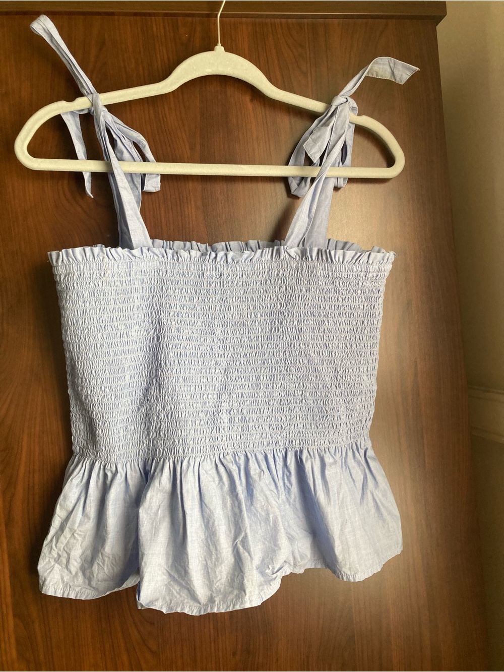 J Crew Ruched Ruffle Tank Top - Picture 3 of 3